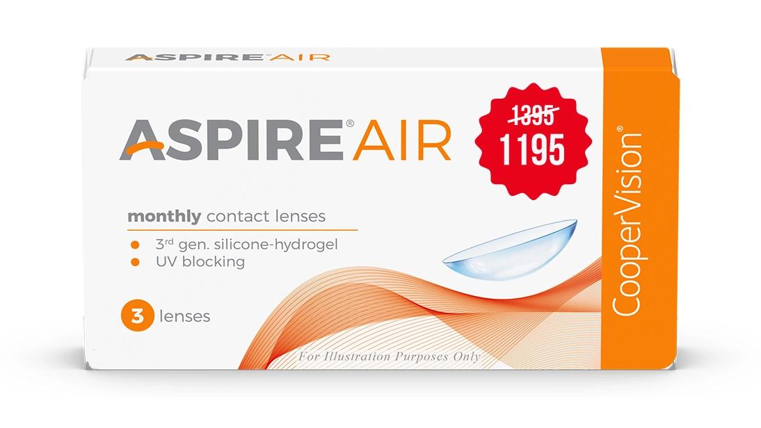 CooperVision Aspire Air Monthly Disposable (3 Lenses/Box)