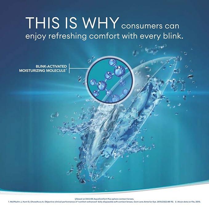 Alcon Dailies AquaComfort Plus Daily Disposable (30 Lenses/Box) — alternate view
