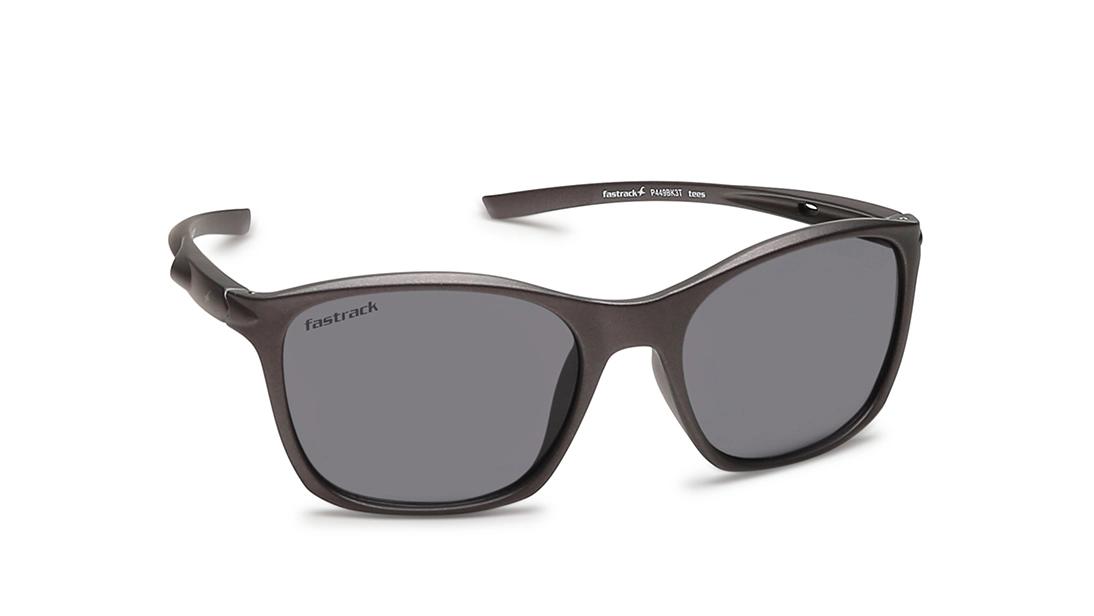 Fastrack Grey Wayfarer Sunglasses for Men P449BK3TIEV | 56 — alternate view