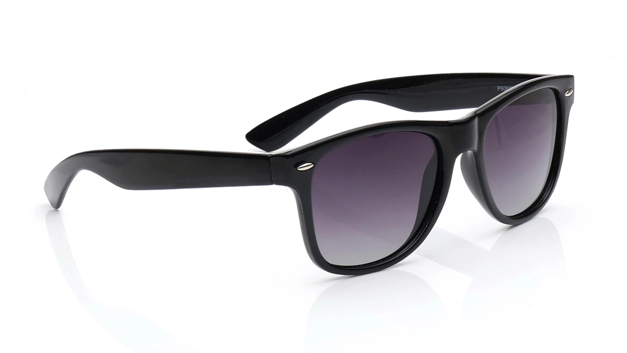 Tees By Fastrack Size: Medium Grey Wayfarer Polarized Sunglasses for Men and Women