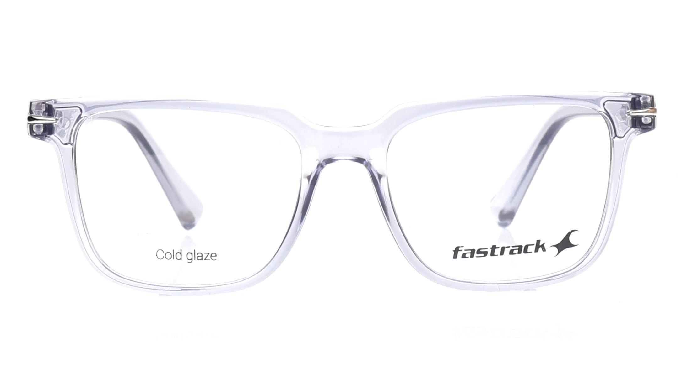 Fastrack Grey Wayfarer Eyeglasses for Men FT1581MFP7MGYV | 48
