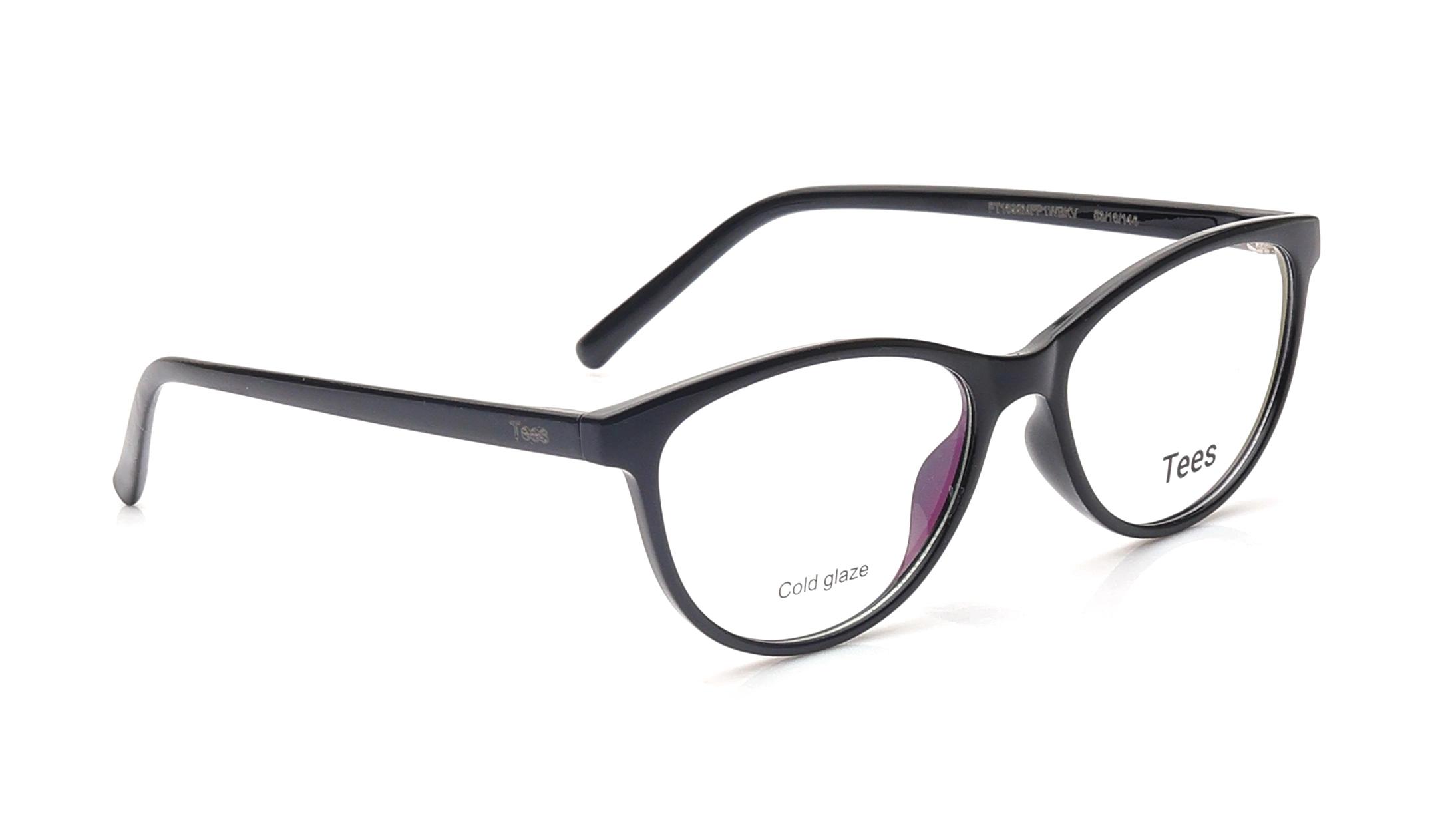 Tees By Fastrack Black CatEye Computer Glasses for Women FT1699MFP1WBKCGV | 53 — alternate view
